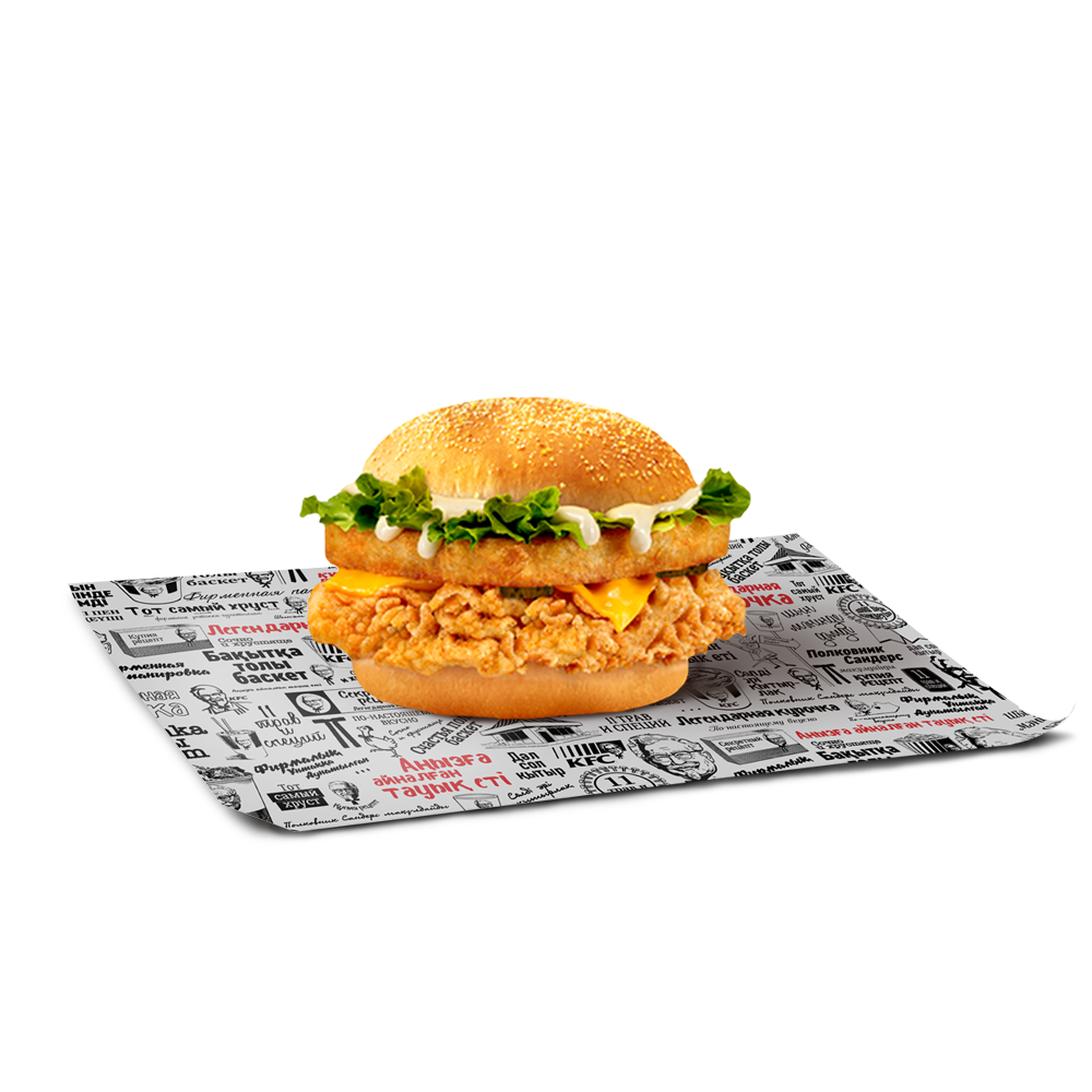 KFC Майо кранчер бургер